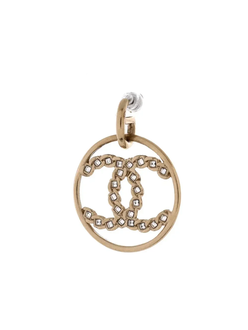 Chanel High Society Cc Dangle Hoop #239945C90B
